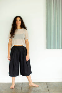 THE JULIETTE TOP SHEER SILK