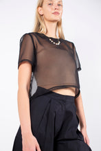 Load image into Gallery viewer, THE JULIETTE TSHIRT TOP IN SHEER NEUTRALS
