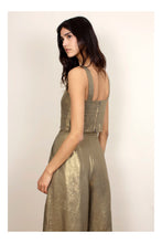 Load image into Gallery viewer, METALLIC LINEN TANK