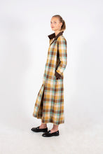 Load image into Gallery viewer, THE MARFA DUSTER: FLAX LINEN + YELLOW PLAID LINEN