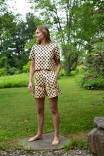 Load image into Gallery viewer, THE TROUSER SHORT &amp; JULIETTE TOP IN POLKA DOT