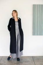 Load image into Gallery viewer, THE MARFA DUSTER IN BLACK LINEN