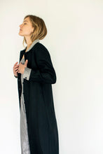 Load image into Gallery viewer, THE MARFA DUSTER IN BLACK LINEN