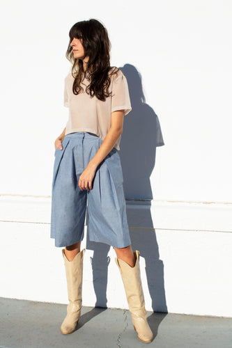 THE JULIETTE TOP SHEER SILK