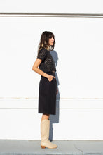 Load image into Gallery viewer, JULIETTE TOP IN BLACK EYELET