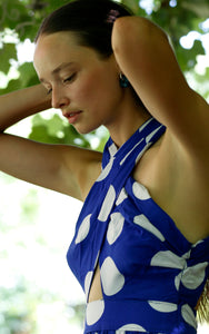 Yves Klein Blue Polka Dot Dress